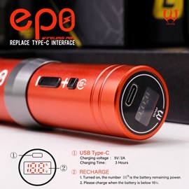 AVA EP8 Wireless Pen Red