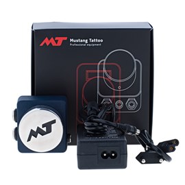 Блок питания Mustang Tattoo Power Box Mini Синий Муар PBM9