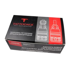 Держатель TATTOOAGE ADJUSTABLE CARTRIDGE GRIP, с зажимом, 30 mm